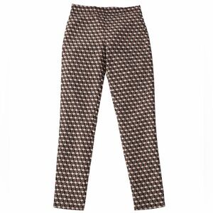 Elie Tahari Geometric Patterned Pants - Black, White, Brown